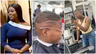 Beautiful lady decides to 'dawg' long hair for haircut; adorable photos go viral