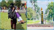 Ghanaian father carries daughter, shows excitement as his child graduates from KNUST