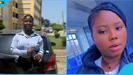KNUST: Ghanaian lady rejoices as she quits Level 300 to relocate abroad, video sparks debate