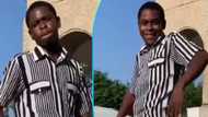 Adisadel College: Handsome student dances to upbeat song, adorable video wows many: "You nailed it"