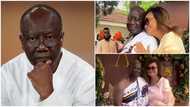 Ken Ofori-Atta and his gorgeous wife look regal in their beautiful outfits at his niece's wedding