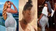 Juicy: Yaa Jackson gives free show with wild bathroom photo; fans go gaga