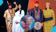 Yul Edochie becomes father again as Judy Austin welcomes baby girl