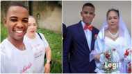 Obroni lady leaves Nigerian man she married 3 weeks after wedding and returns back to America