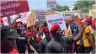 Arise Gh Demo: Elderly man gets badly wounded in the eye; Peeps react to sad incident