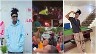 Lasmid gets ambushed by huge crowd in Taadi; they cheer loudly & sing 'Friday Night'