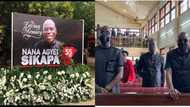 Sending off Nana Agyei Sikapa: Photos from funeral drop; Despite, McBrown attend