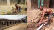 Physically challenged man sells himself to school owner, inspires job vacancy & gets employed, photos wow many