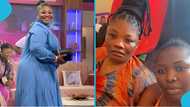 Felicia Osei's mum leaves job abroad for sleeping at work, video sparks laughter
