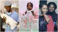 Fameye's daughter turns 1, baby mama drops cute photos: "She’s beautiful"