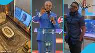 Bishop Obinim's son Gifted leaves Ghanaians drooling with footage of his father's new mansion