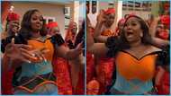 Energetic Ghanaian bride, bridesmaids sway guests with dance moves: "Perfect Combi"