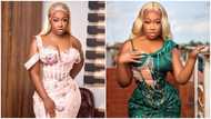 Shugatiti: 5 times photo model covered up nicely without showing cleavage in beautiful dresses