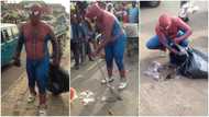 Young man dressed like Spider-Man goes round cleaning streets in viral video