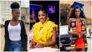 Many react as lady who reads news like Nana Aba graduates as best journalism student