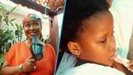 Baby Maxin applies lip gloss as she tells her mum Nana Ama McBrown her 5th birthday plans