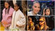 North West: Kim Kardashian's daughter carries a Louis Vuitton handbag worth GH¢67,000; Netizens react