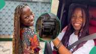 "This is against Nigeria law": Video of Emanuella driving Mark Angel's huge Jeep sparks protest