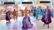 Daddy came ready: Groom’s father jumps up and down on dance floor in his Agbada, guests hail him