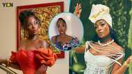 Ghanaian musician Efya wins over Nigerians with her magnificent African print dress at a Lagos wedding