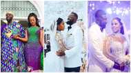 Video of Kojo Jones and wife’s plush wedding thanksgiving ceremony drops; fans stunned over her behaviour