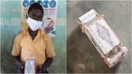 Evans Mensah: 13-year-old boy builds own car with phone board and T&J scraps