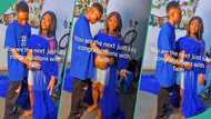 Lady's maternity shoot with lover sparks mixed reactions, video trends, many hint the baby daddy is not happy