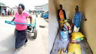 Well-Wishers Open Cereals Shop for Woman Pictured Pulling Heavy Mkokoteni