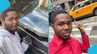 Young Don flaunts pretty older lady shortly after getting his passport