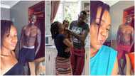 Where did the 6 packs go? Reactions as lady shares photos of how it started vs how it is going with her man