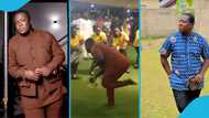 Oheneba Jude goes barefoot in church, unleashes fire tambourine skills as he leads team of women