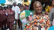 Emotional moment young man breaks down after Appiah Stadium helps him land Fire Service job