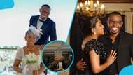 Anita Akuffo and Opoku Sanaa drop romantic vacation photos online after the GMB finale