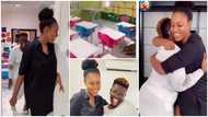 "Your pikin need to come here": Nigerian comic actress Real Warri Pikin impressed as she tours Yvonne Nelsons's daycare, shares video