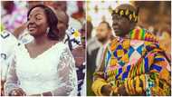 Old photo of Otumfuo and his wife emerge, many drool over how beautiful she looked