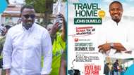 Dumelo gives epic reply to fan who asked about how he was funding free UG bus service, peeps react