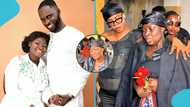 Footage of actress mourning husband accused of killing Sammy Gyamfi’s in-law surfaces