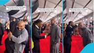 Kai Cenat rushes to hug King Promise at Grammys, taps his head
