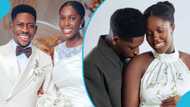 Moses Bliss and his Ghanaian wife Marie Wiseborn welcome a baby boy after luxurious wedding in March 2024