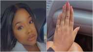 Wild reactions as young lady rejects marriage proposal; she said no