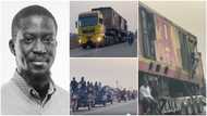 Ibrahim Mahama: Joy as artist arrives in Tamale with first-ever discarded trains: “This is historic”