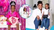 Tracey Boakye's pretty daughter slays in stunning white dress for her 4th birthday photoshoot