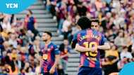 Fresh photos and videos of Barcelona star's hair transformation emerge after fulfilling World Cup promise