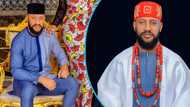 Yul Edochie happily sings Twi song in trending video