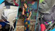 Shatta Wale's ex-fiancée Michy donates her old clothes and shoes to an orphanage