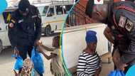 Young Ghanaian policeman feeds the needy to mark birthday, video of his kind act inspires many