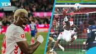 German-Ghanaian Ragnar Ache nets incredible bicycle kick in Bundesliga