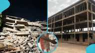 Little girl rescued from the Accra Newtown building collapse, video