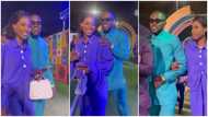 Kennedy Osei and wife Tracy Osei steal show at fashion event, slay in twinning outfits as they get cosy in video