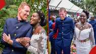 Eldoret woman marries Mzungu lover in posh garden wedding: "I'm Very Excited"